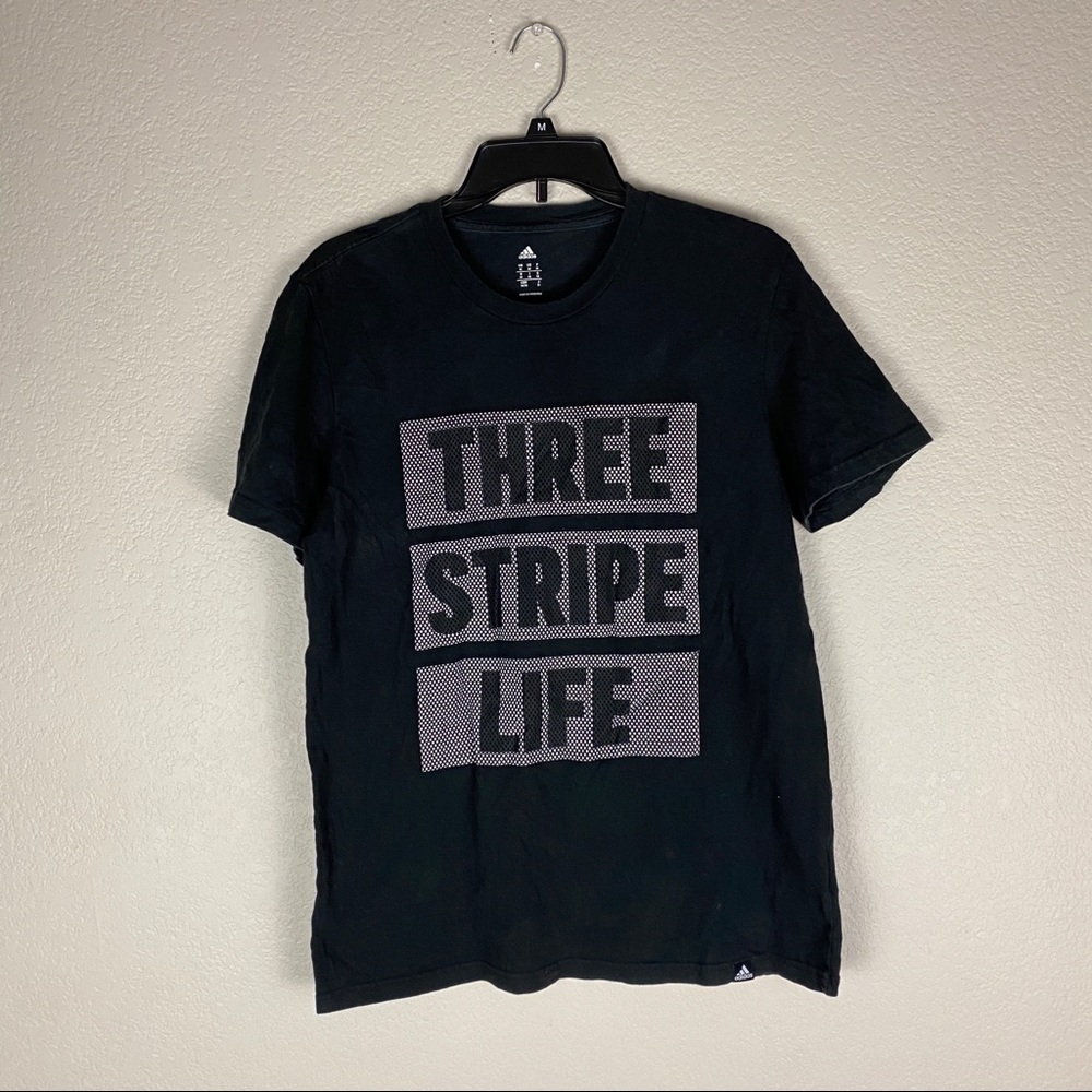 Three Stripe Life Adidas Mens Size Medium